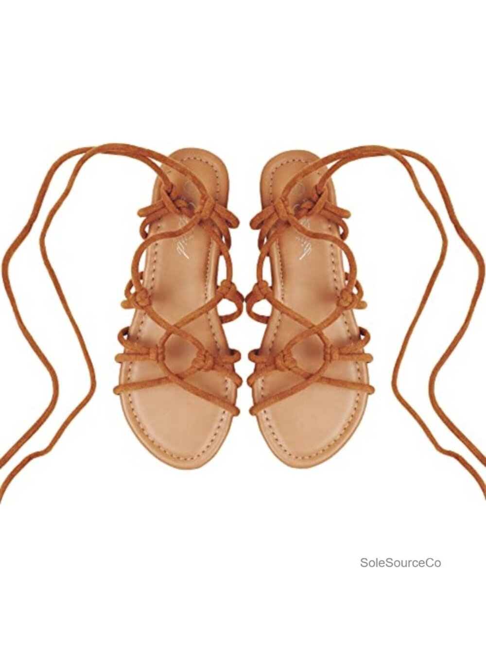 Women's Lace Up Gladiator Flat Sandals Strappy Summer